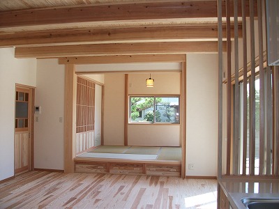 自然素材を使った家 「息吹」